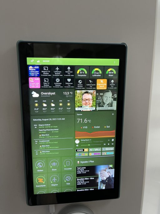 Amazon Fire-tablet som Wall Dashboard