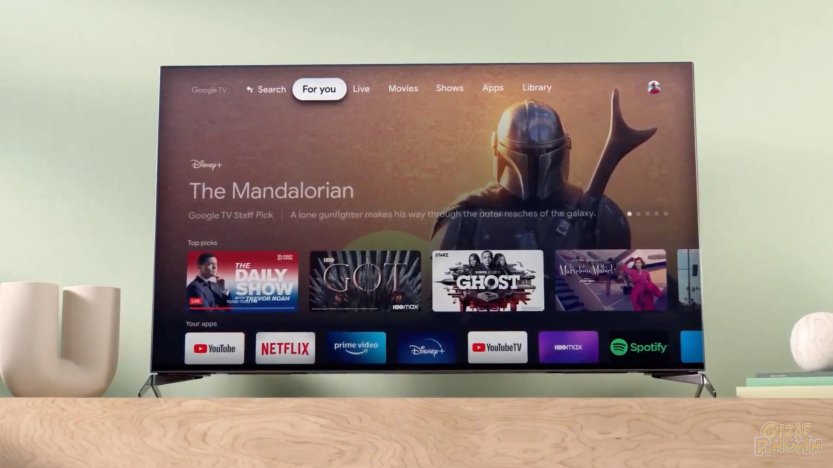 Google TV Home Screen