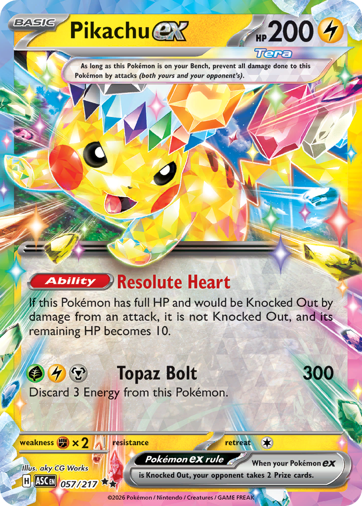 Pikachu ex 57