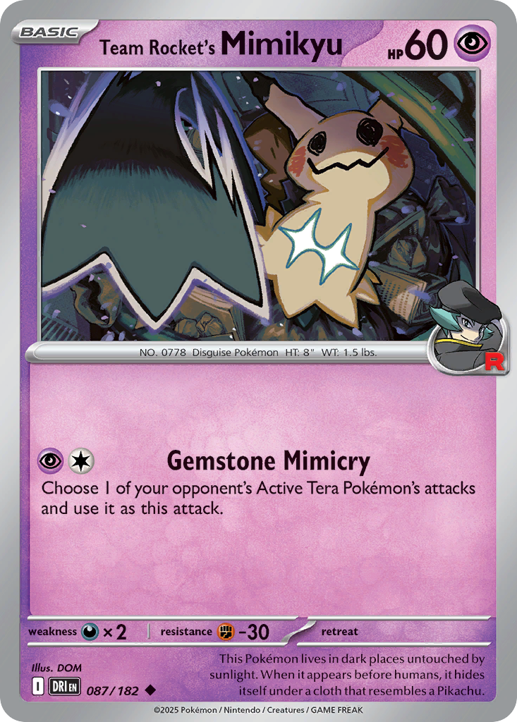 Team Rocket's Mimikyu 87