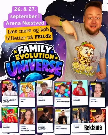 Family Evolution Universe Arena Næstved 🔥
