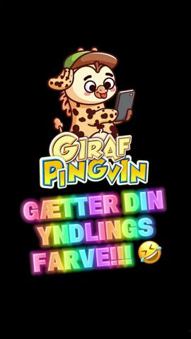 Gætter din yndlings farve #girafpingvin #dansk