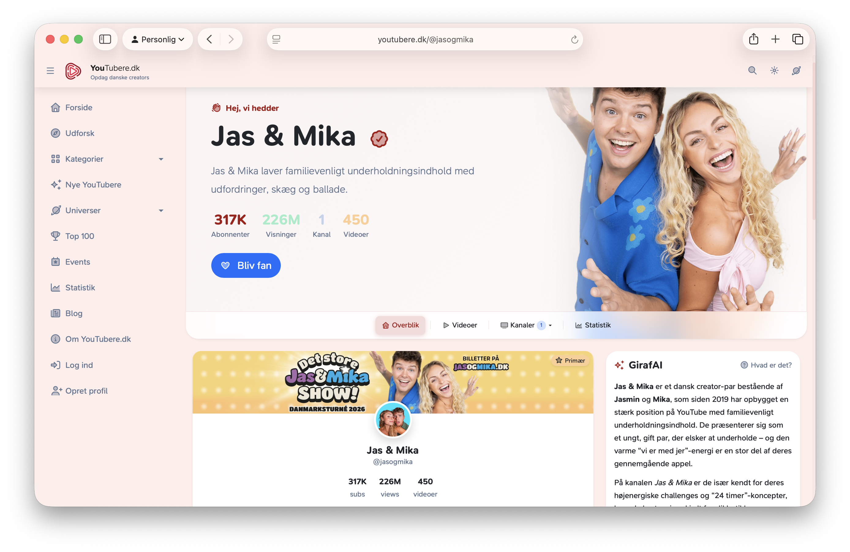 Creator profil